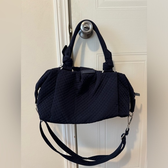GREAT CONDITION ⭐️ NAVY VERA BRADLEY HADLEY SATCHEL CROSSBODY BAG - Picture 2 of 5